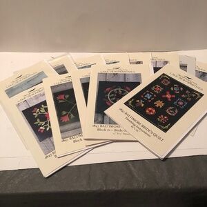 Twelve LAKE VIEW PRIMATIVES quilt patterns. All intact and ready for you to use